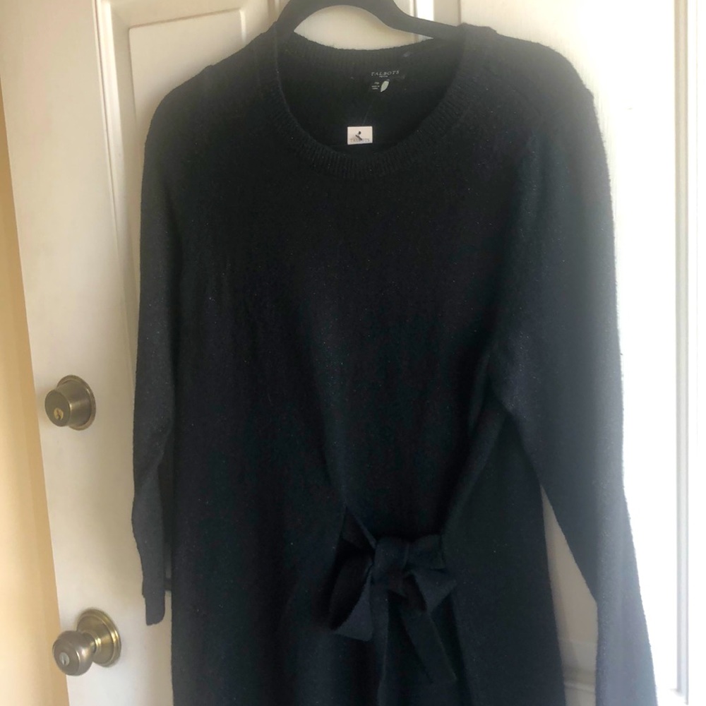 Festive Talbot dress with bow detail